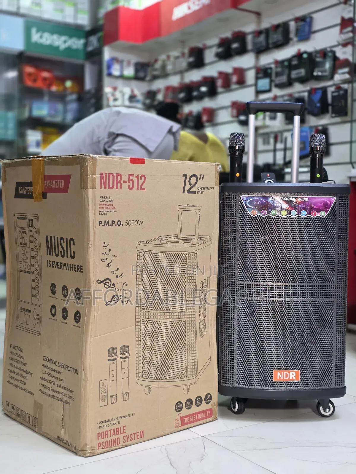 Public Address System 5000watt With 2 Mic