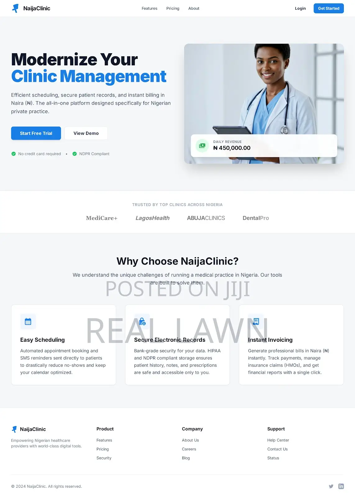 Professional Hospital Clinic Management System