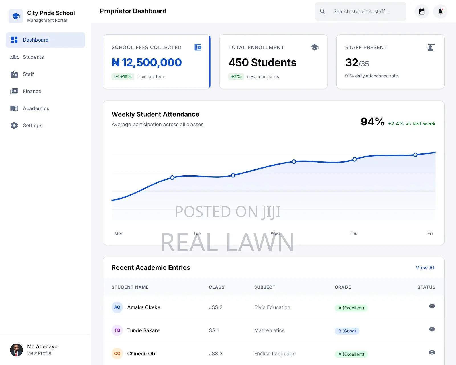 School Portal: Result Checker Online Fees Payment