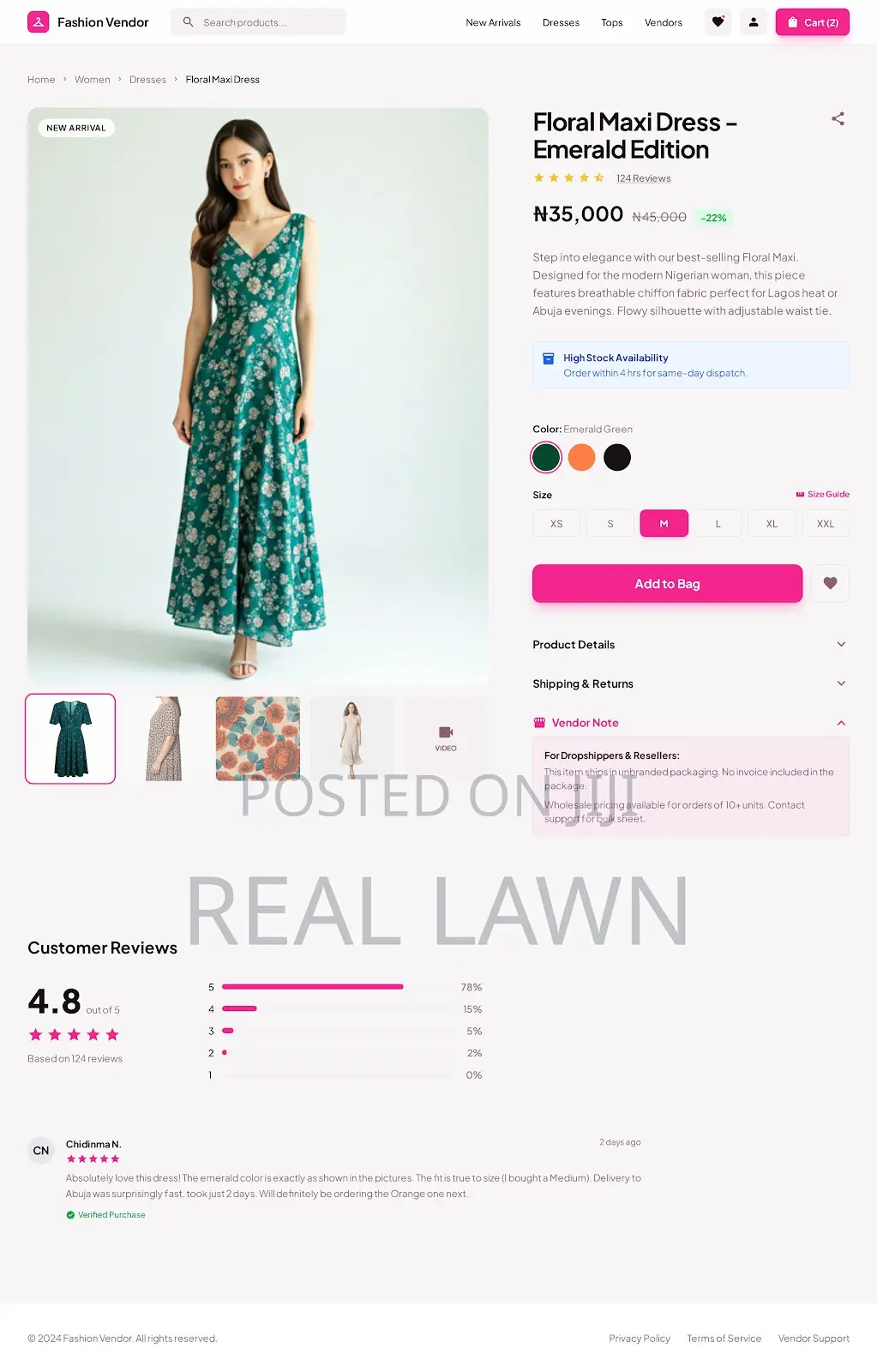 Professional E-Commerce Website for Fashion Boutiques