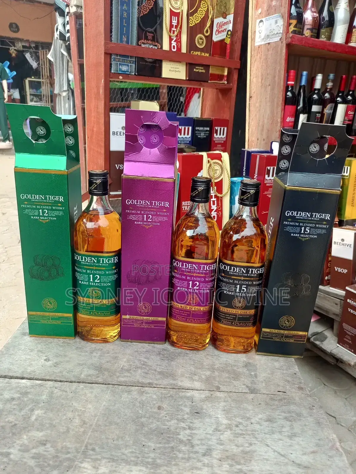 Golden Tiger Rare Selection Whiskey (Carton by 12 Bottles)
