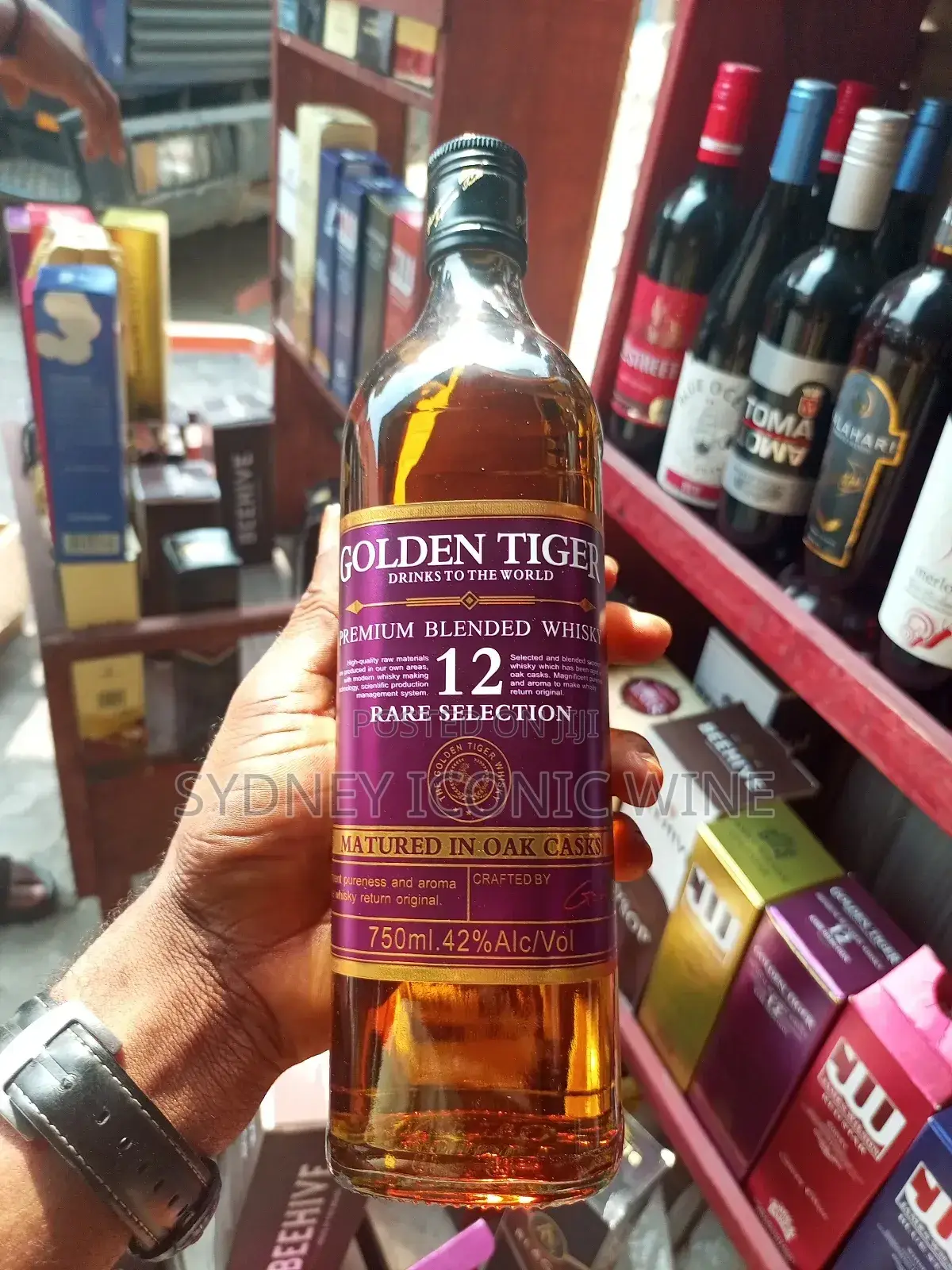 Golden Tiger Rare Selection Whiskey (Carton by 12 Bottles)