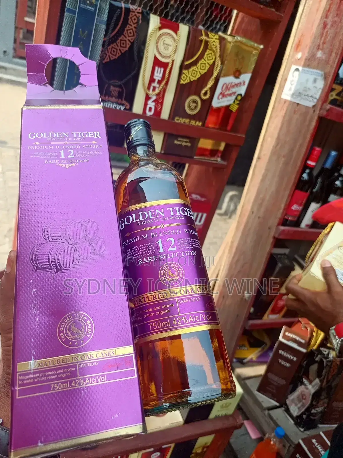 Golden Tiger Rare Selection Whiskey (Carton by 12 Bottles)