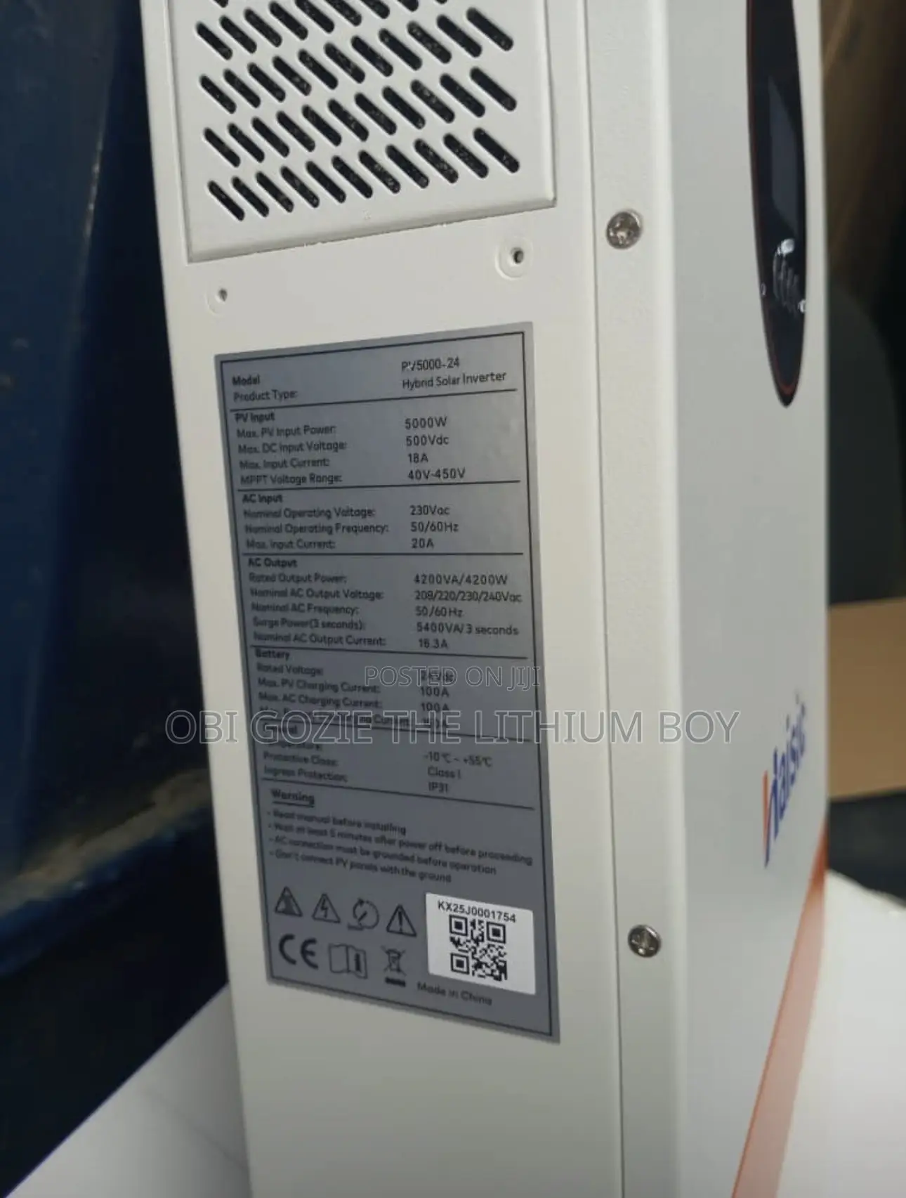 4.2kva 24v Haisic Hybrid Inverter. Best Haisic Importer Distributor