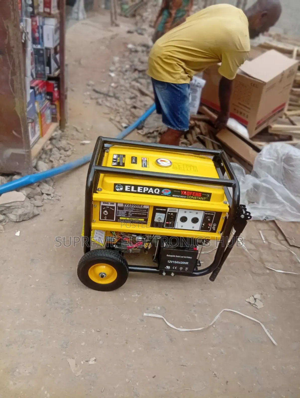 Elepaq Sv22000e2 10/11kva Petrol Generator [100% Copper With Warranty]