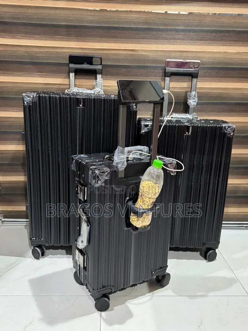 Set of 3pcs Charging Cable Enabled Boxes / Luggage / Bags