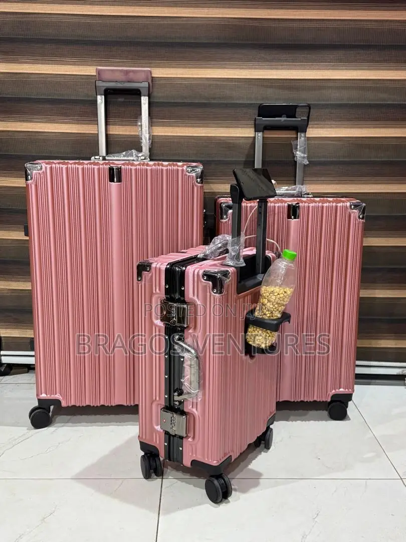 Set of 3pcs Charging Cable Enabled Boxes / Luggage / Bags