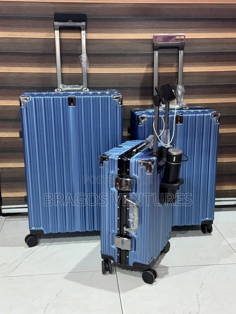 Set of 3pcs Charging Cable Enabled Boxes / Luggage / Bags