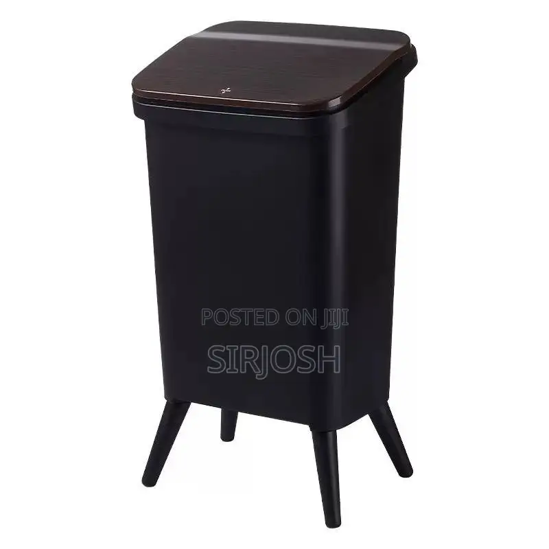 Trash Can With Press