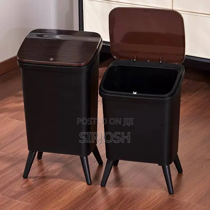 Trash Can With Press