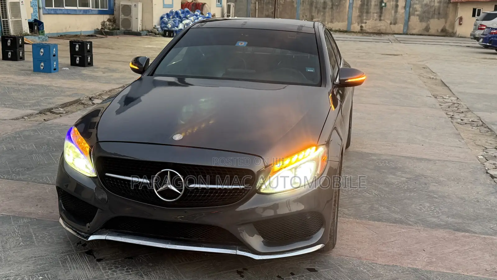 Mercedes-Benz C300 Luxury 4Matic Sedan AWD (2.0L 4cyl 7A) 2016 Gray