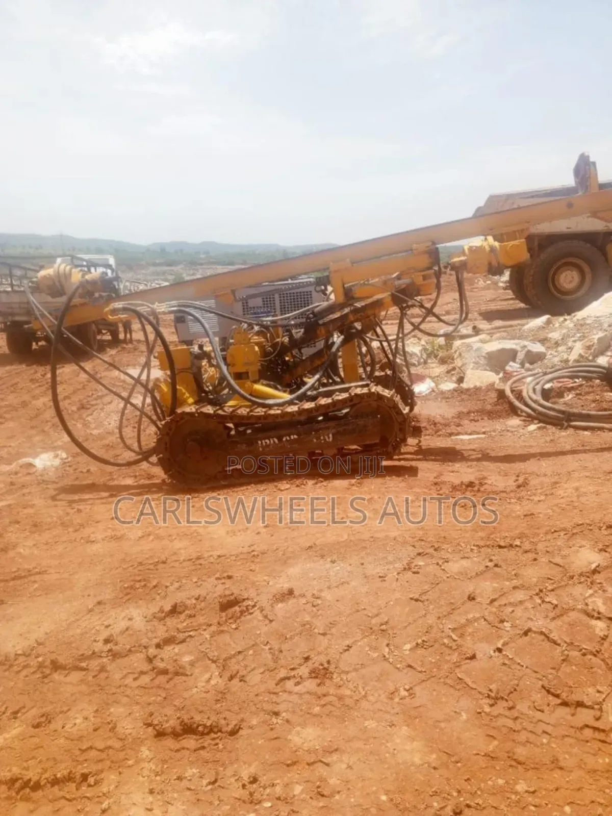 Crawler -Jupiter Rock Drill
Model -Cd-110
Hammer and Bit -4’1/2 Bit.