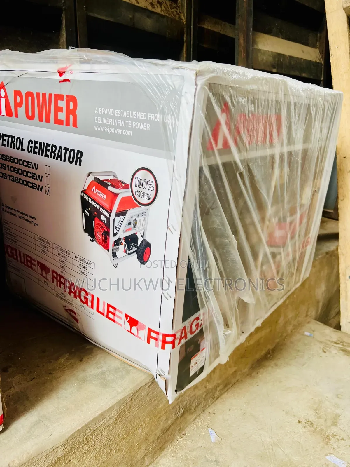 12kva Ipower Gasoline Engine Generator Model Ds13800cew 100% Copper