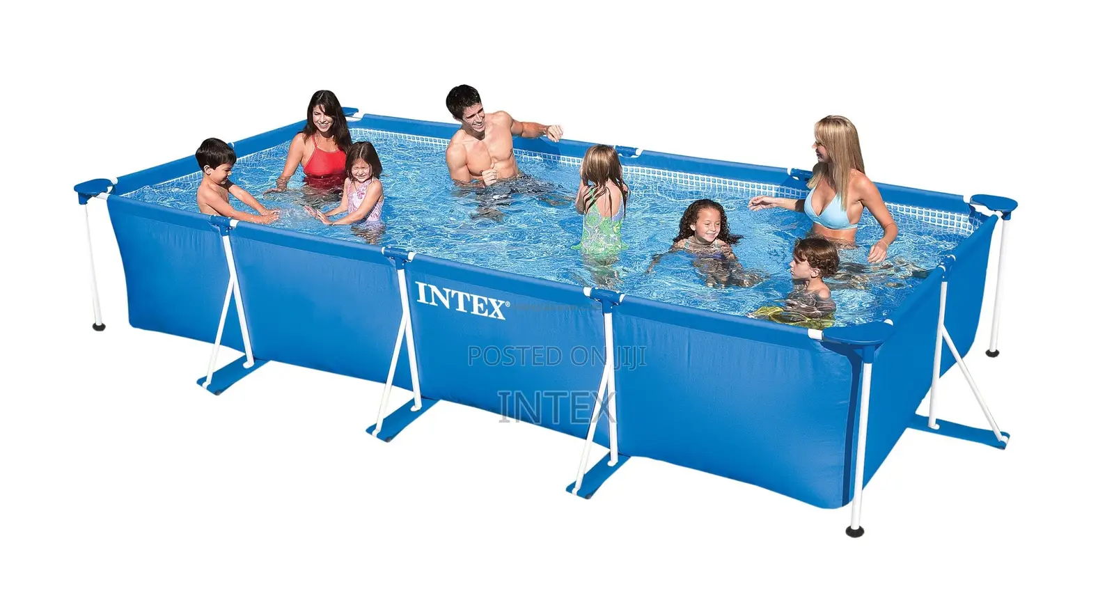 Intex 14'9" X 7'2" X 33" Metal Frame Rectangular Pool