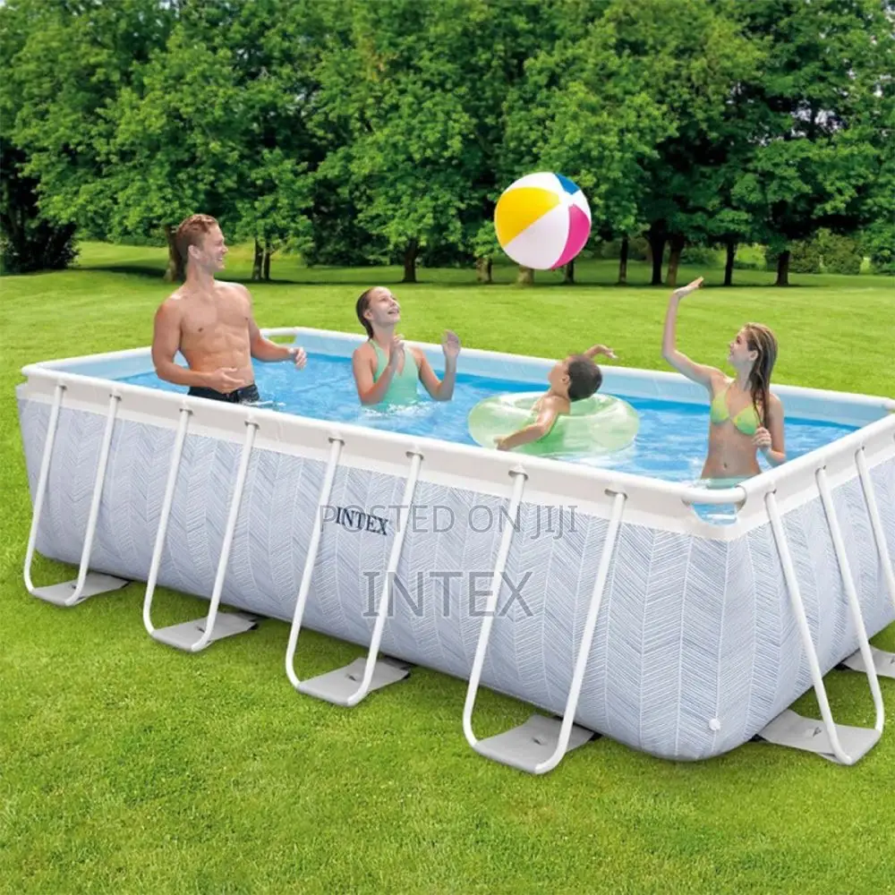 Prism Frame Chevron Rectangular Pool 400x200x100 Cm