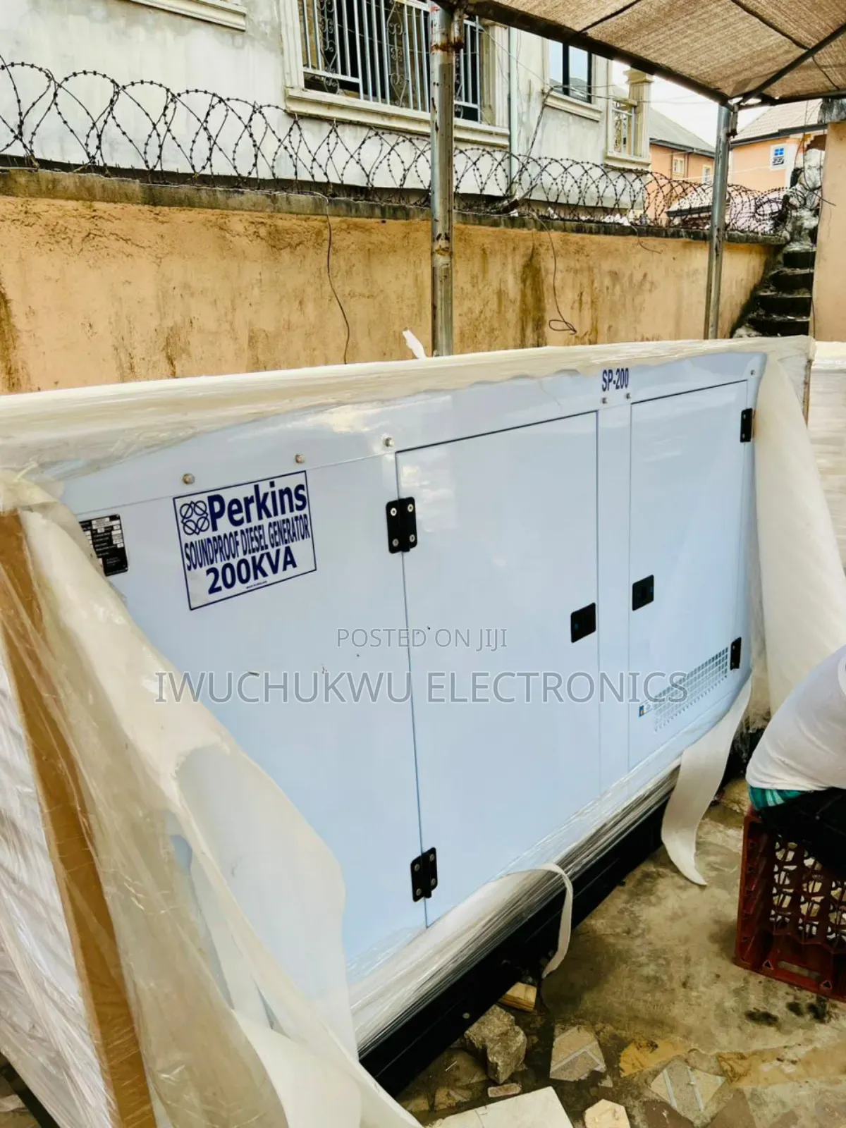 Sp-200kva Perkins England Diesel Soundproof Generator Copper Gen Set ✅