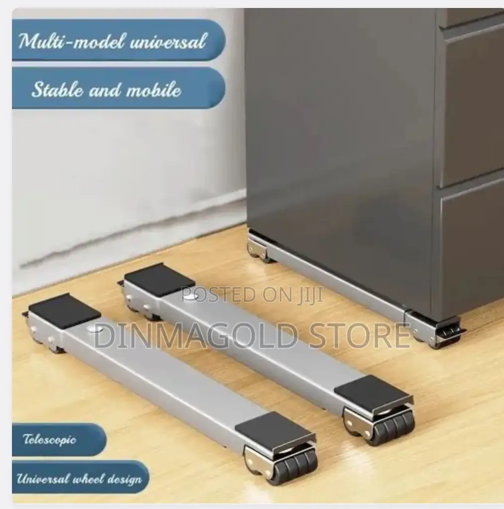 Washing Machine Base Stand Trolley Feet Movable Adjustable.