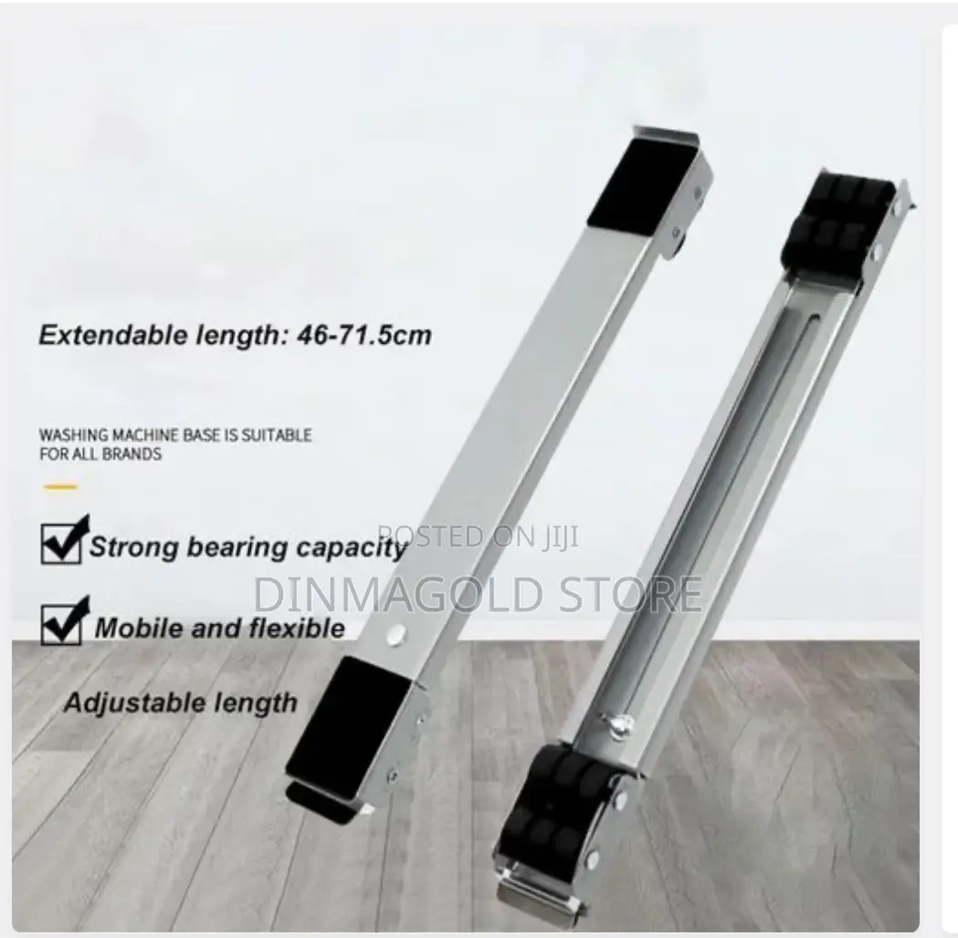 Washing Machine Base Stand Trolley Feet Movable Adjustable.
