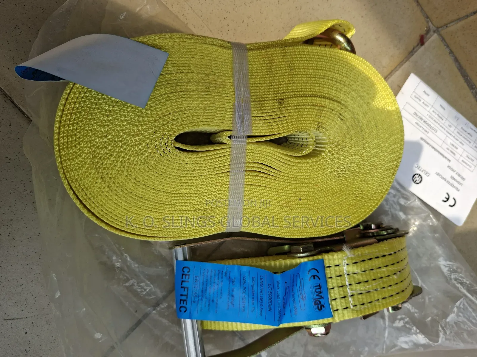 2" Width X 15m Ratchet Strap