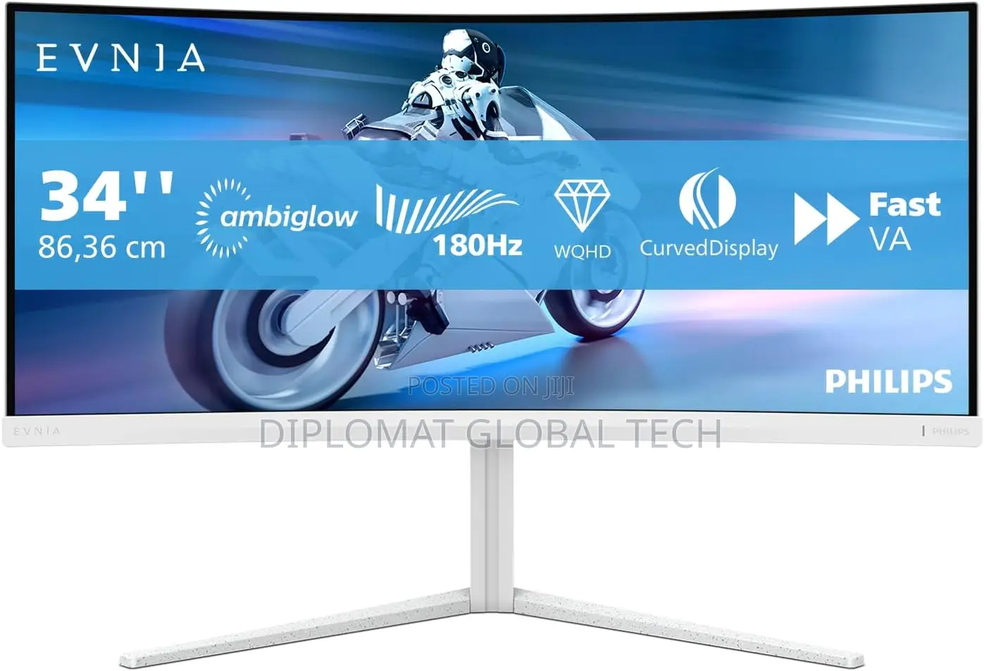 Philips Evnia 34m2c5501a - 34 Inch WQHD Curved Gaming Monitor