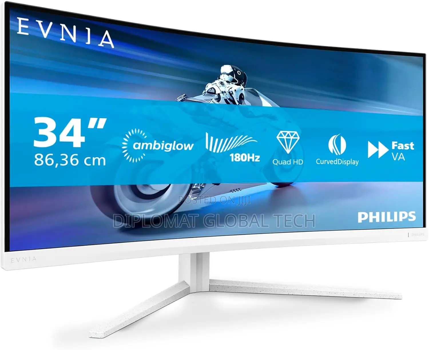 Philips Evnia 34m2c5501a - 34 Inch WQHD Curved Gaming Monitor