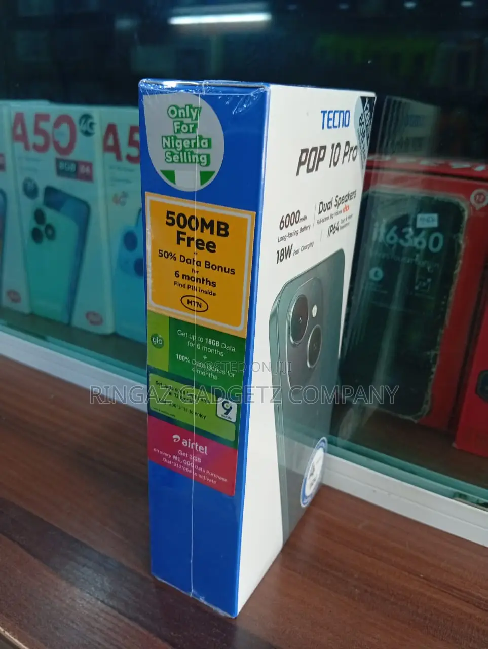 New Tecno Pop 10 Pro 128 GB Black