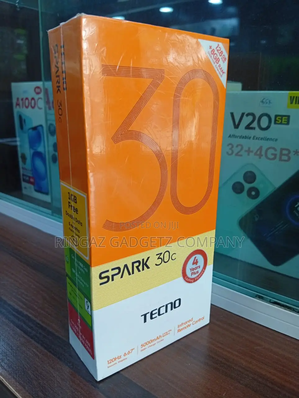 New Tecno Spark 30C 128 GB Black