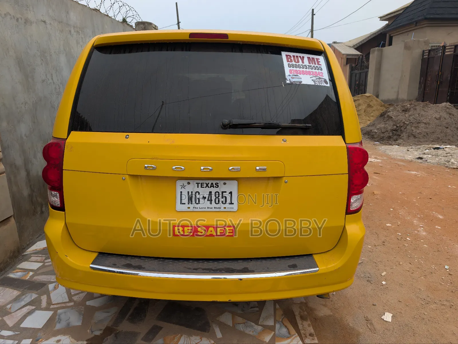 Dodge Caravan 2014 Yellow