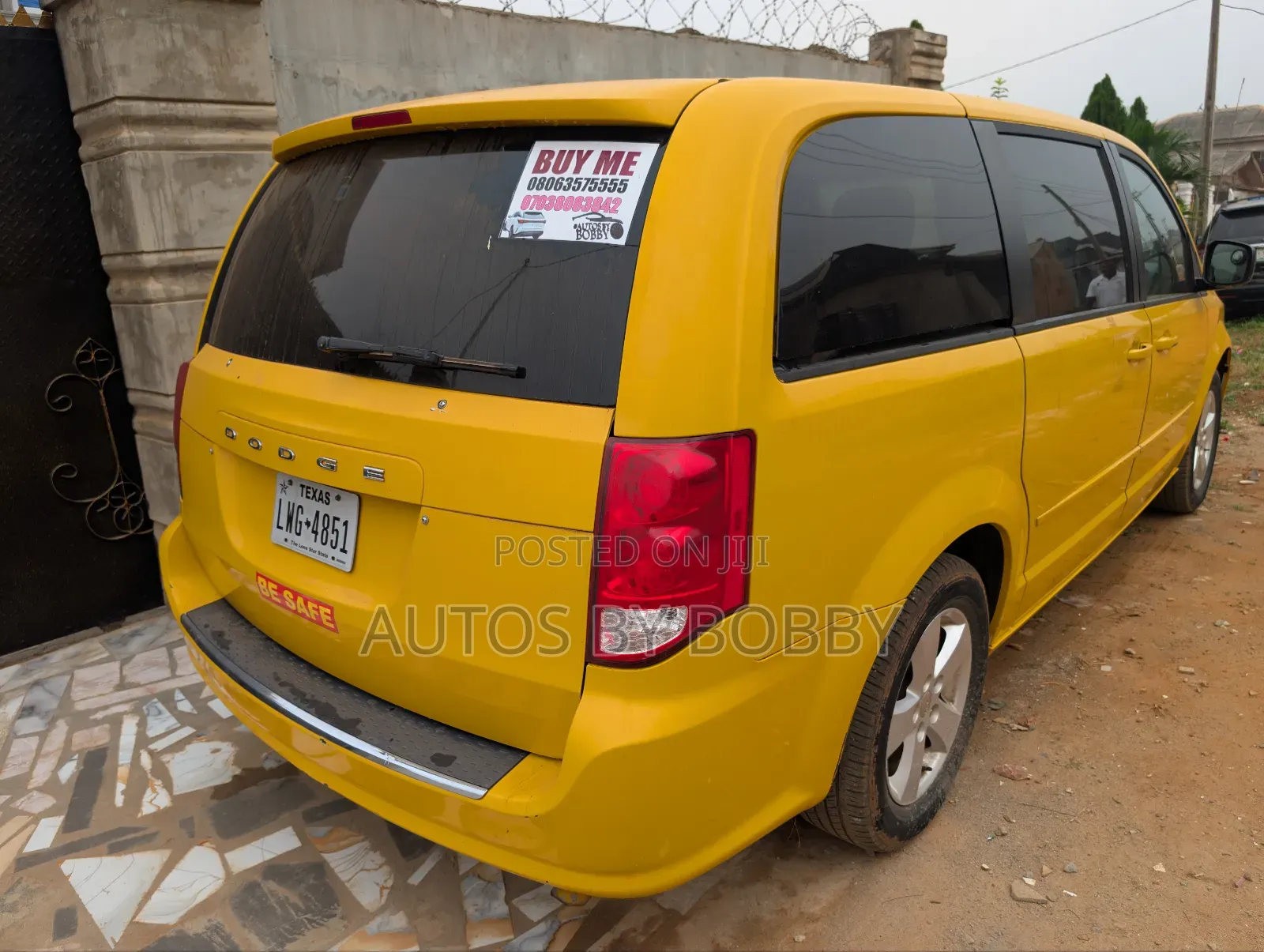 Dodge Caravan 2014 Yellow