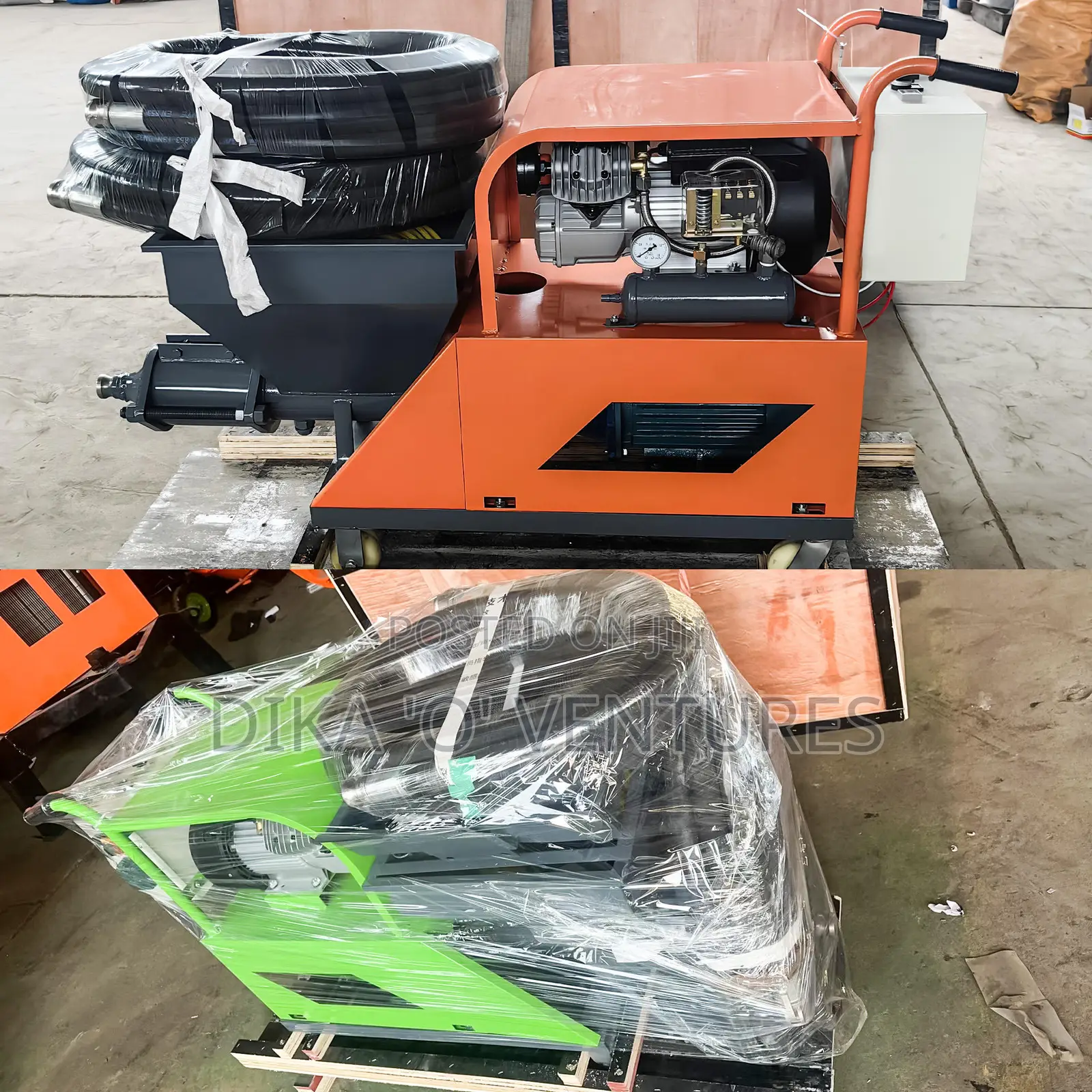 Cement Plastering Concrete Paint Sprayer Mortar Spray Machine