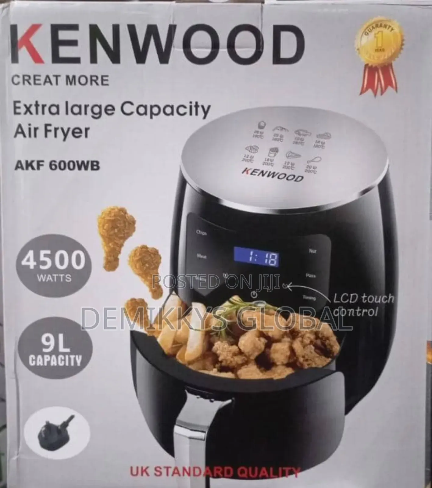 Kenwood Digital Airfryer 9l