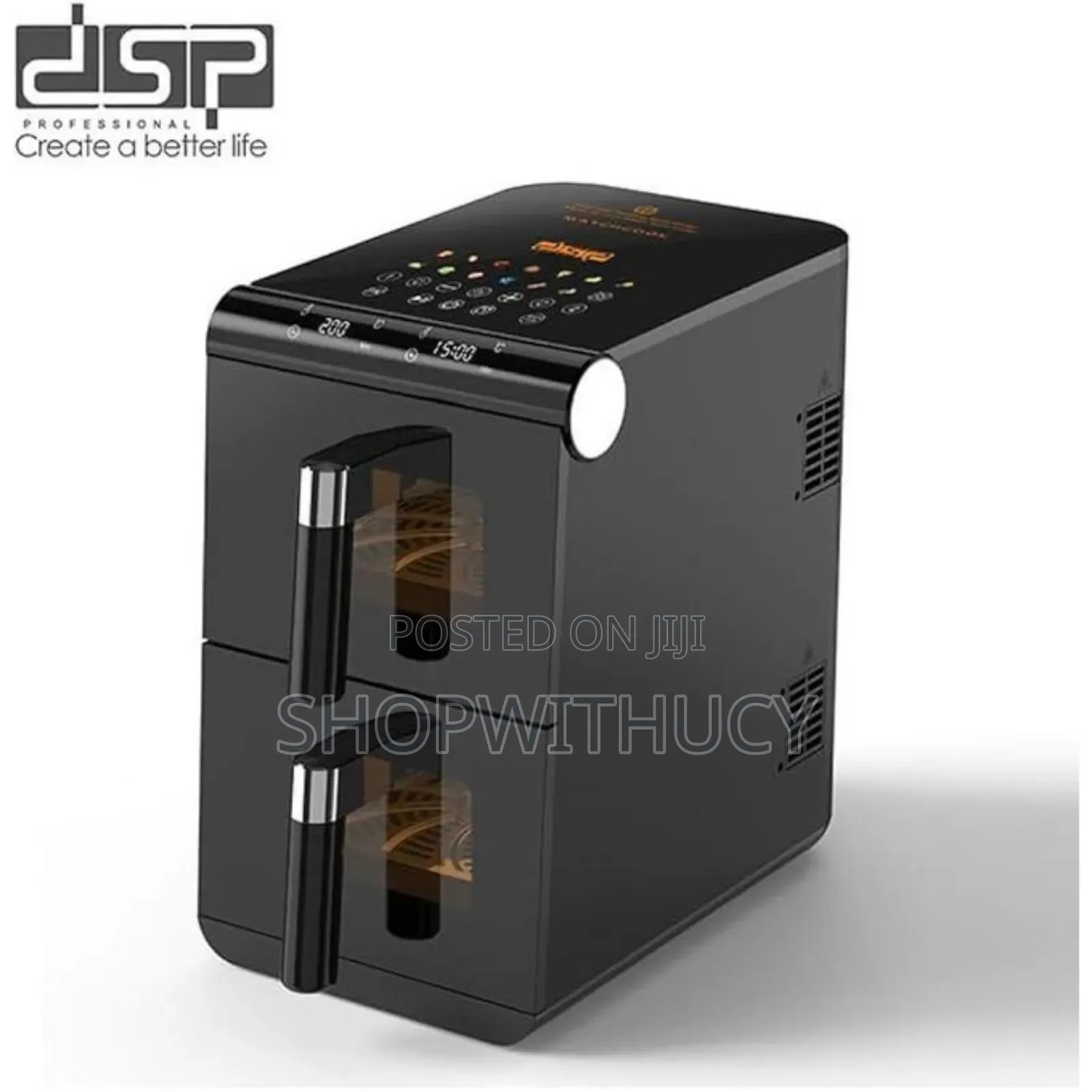 DSP Exquisite 12 Litres Dual-Stack Air Fryer - 1700w