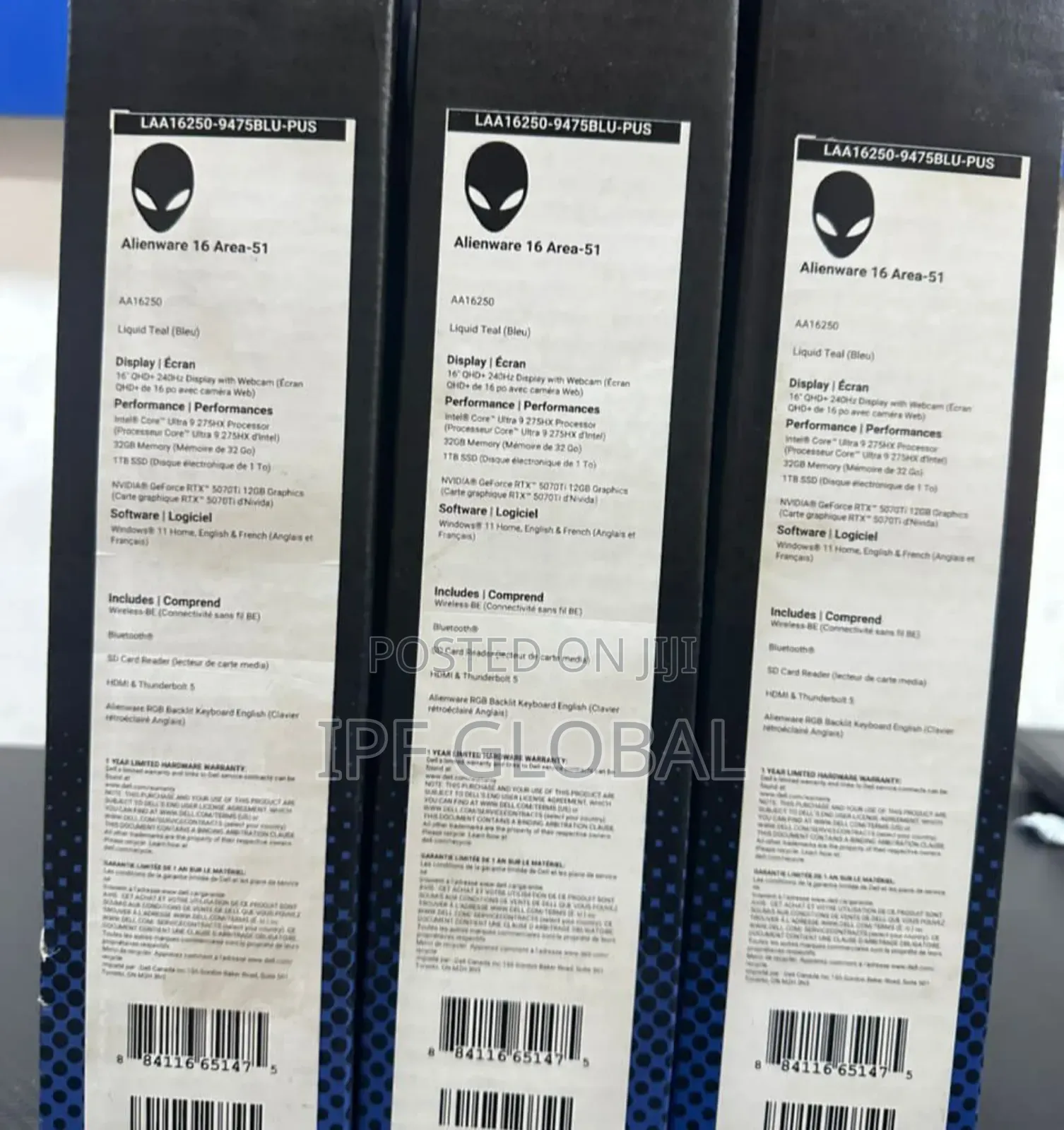 New Laptop Dell Alienware X16 32GB Intel Core Ultra 9 SSD 1T