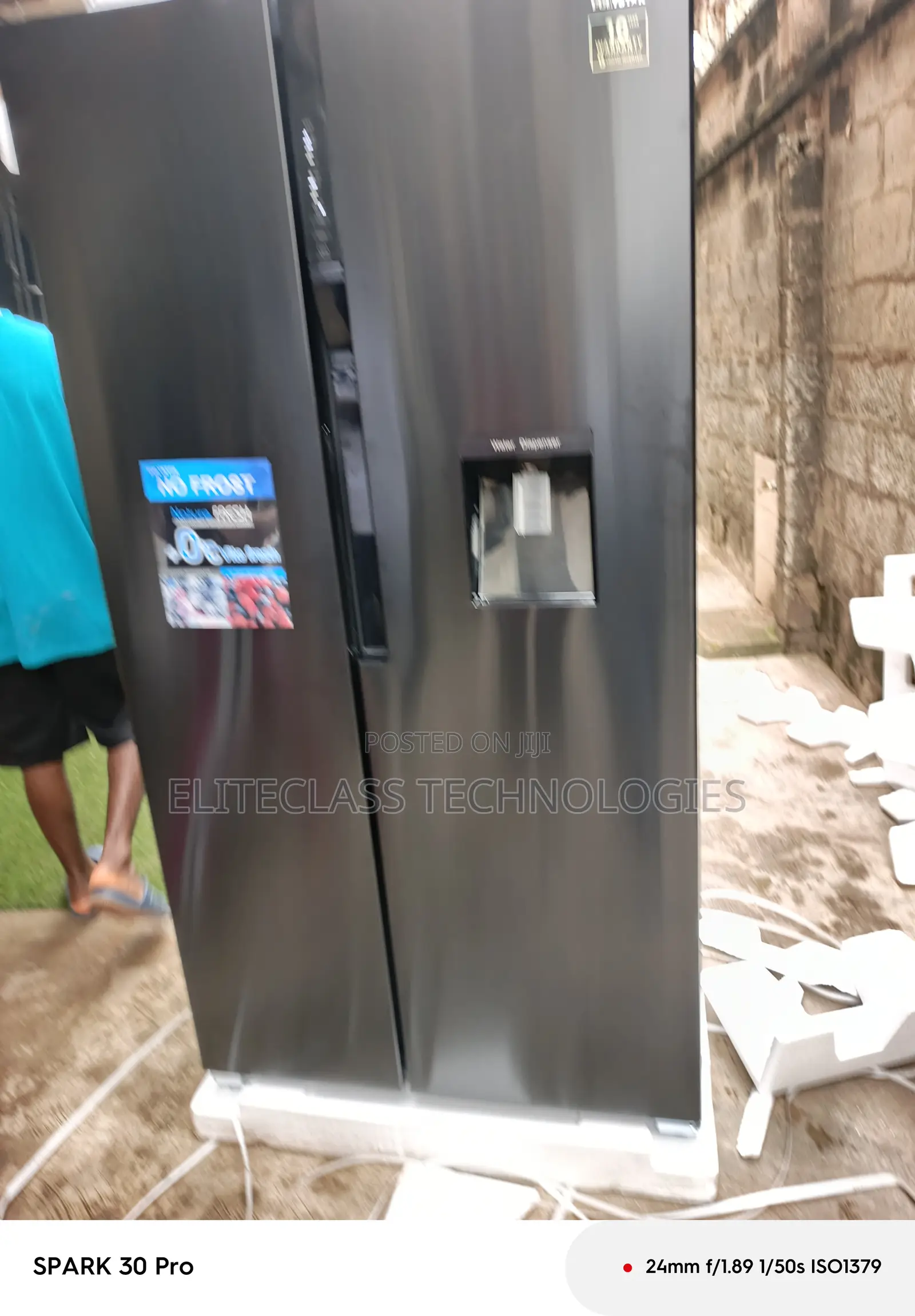 Polystar Side by Side Fridge With Inverter System (Pv-Sbs777wd-Inv)
