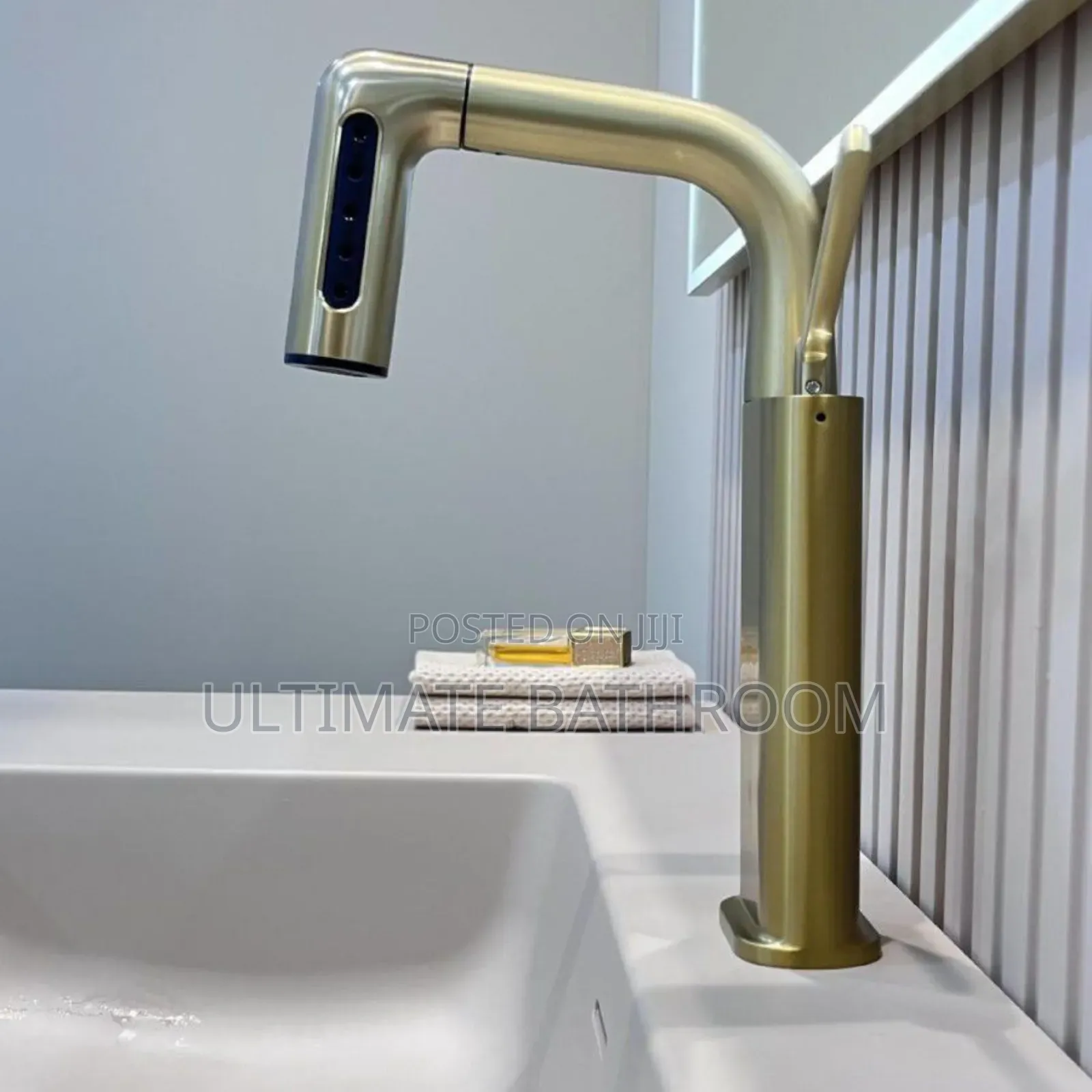 Brush Gold Quality Basin Mixer Tap