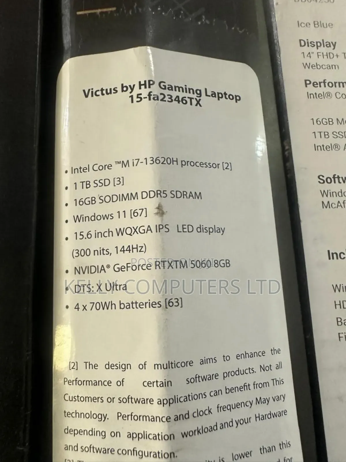 New Laptop HP Victus 15 16GB Intel Core Ultra 7 SSD 1T