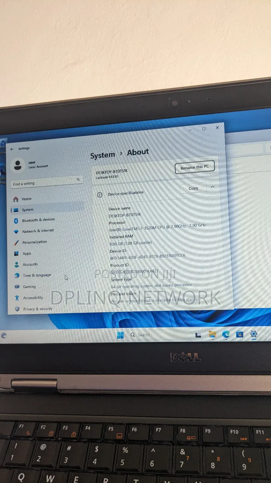 Laptop Dell Latitude E6330 8GB Intel Core I7 HDD 500GB