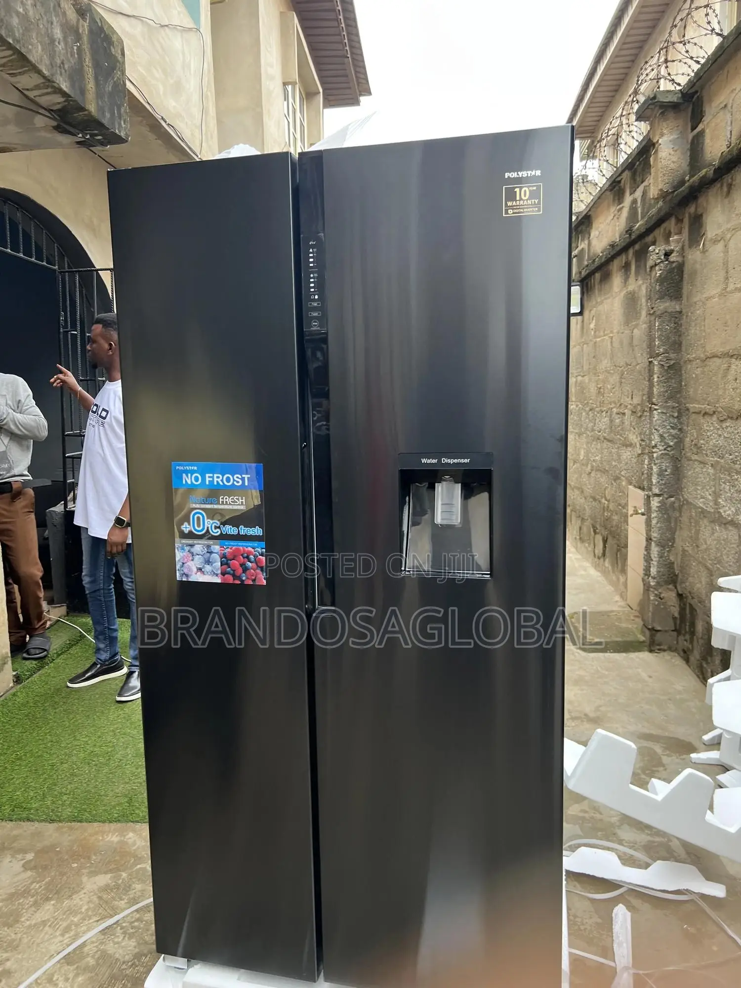 Polystar 520l Inverter Fridge for Large Kitchens (Pv-Sbs777wd-Inv)