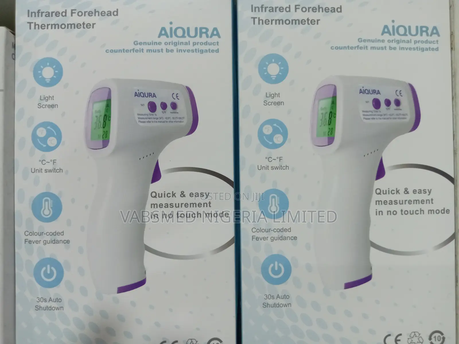 Aiqura Infrared Forehead Thermometer