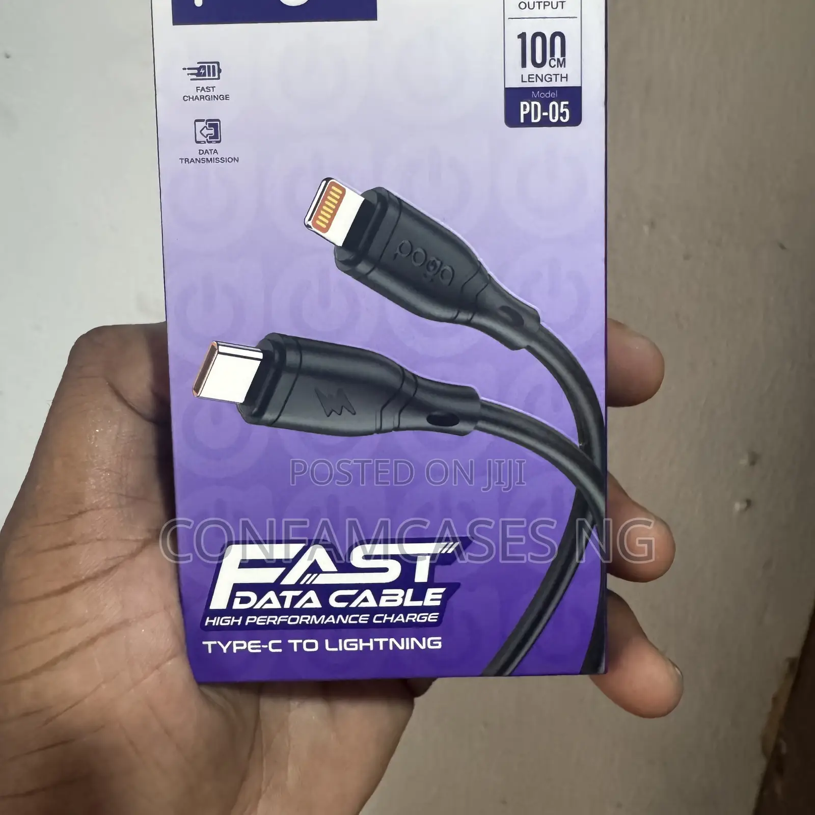 Poga Type C to Lightning 35w iPhone Fast Charging Cable