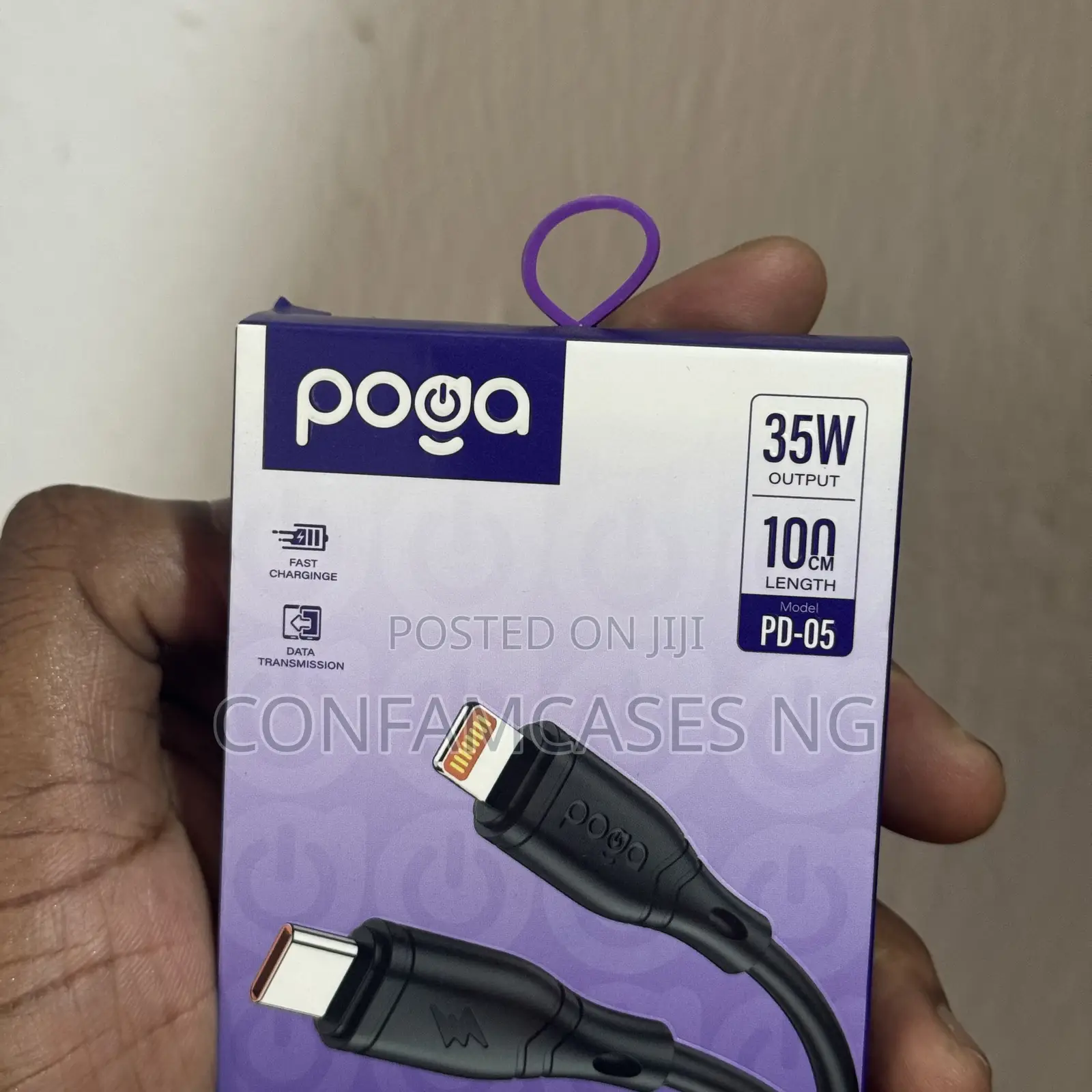 Poga Type C to Lightning 35w iPhone Fast Charging Cable