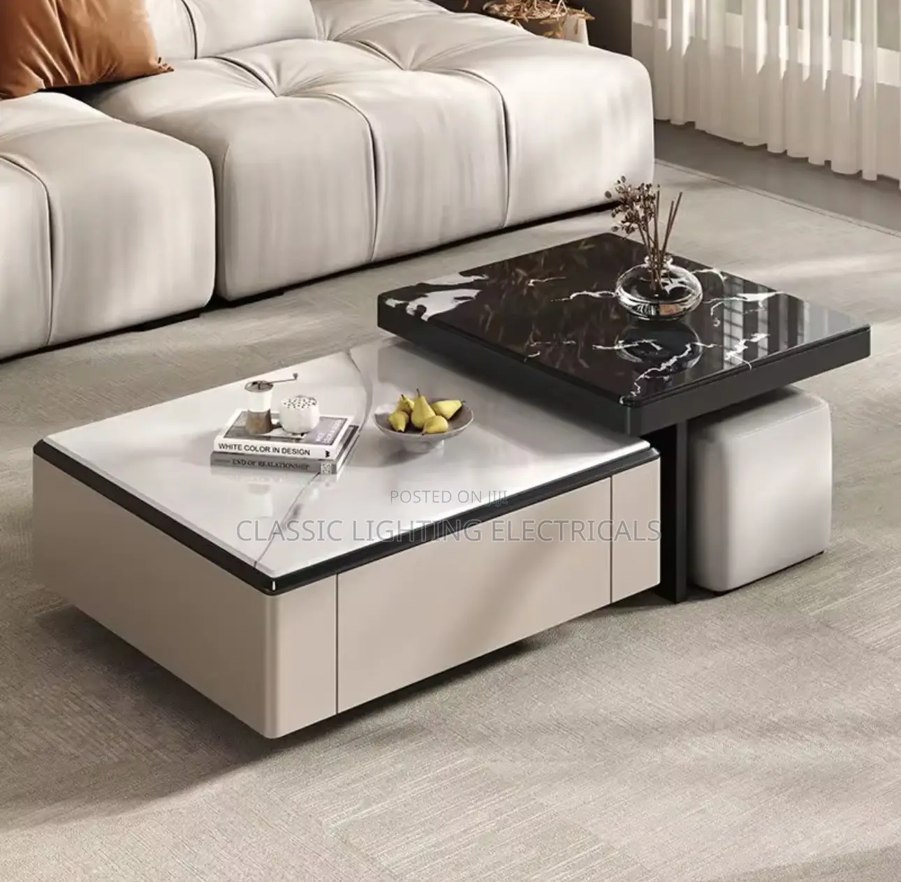 Italian Minimalist Coffee Table Combination Creative Living Room Table