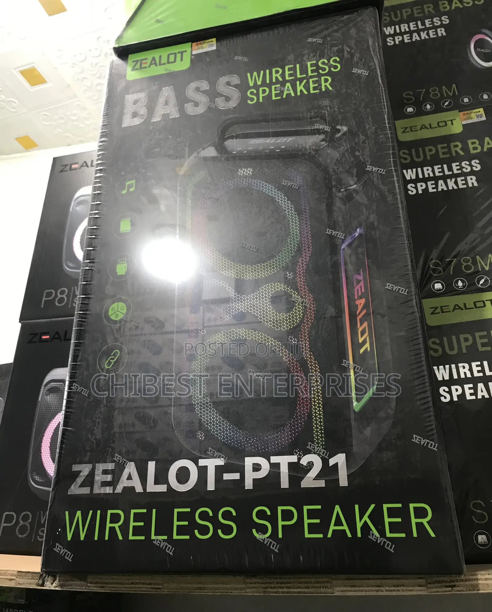 Zealot Pt21 200w Party Speaker.