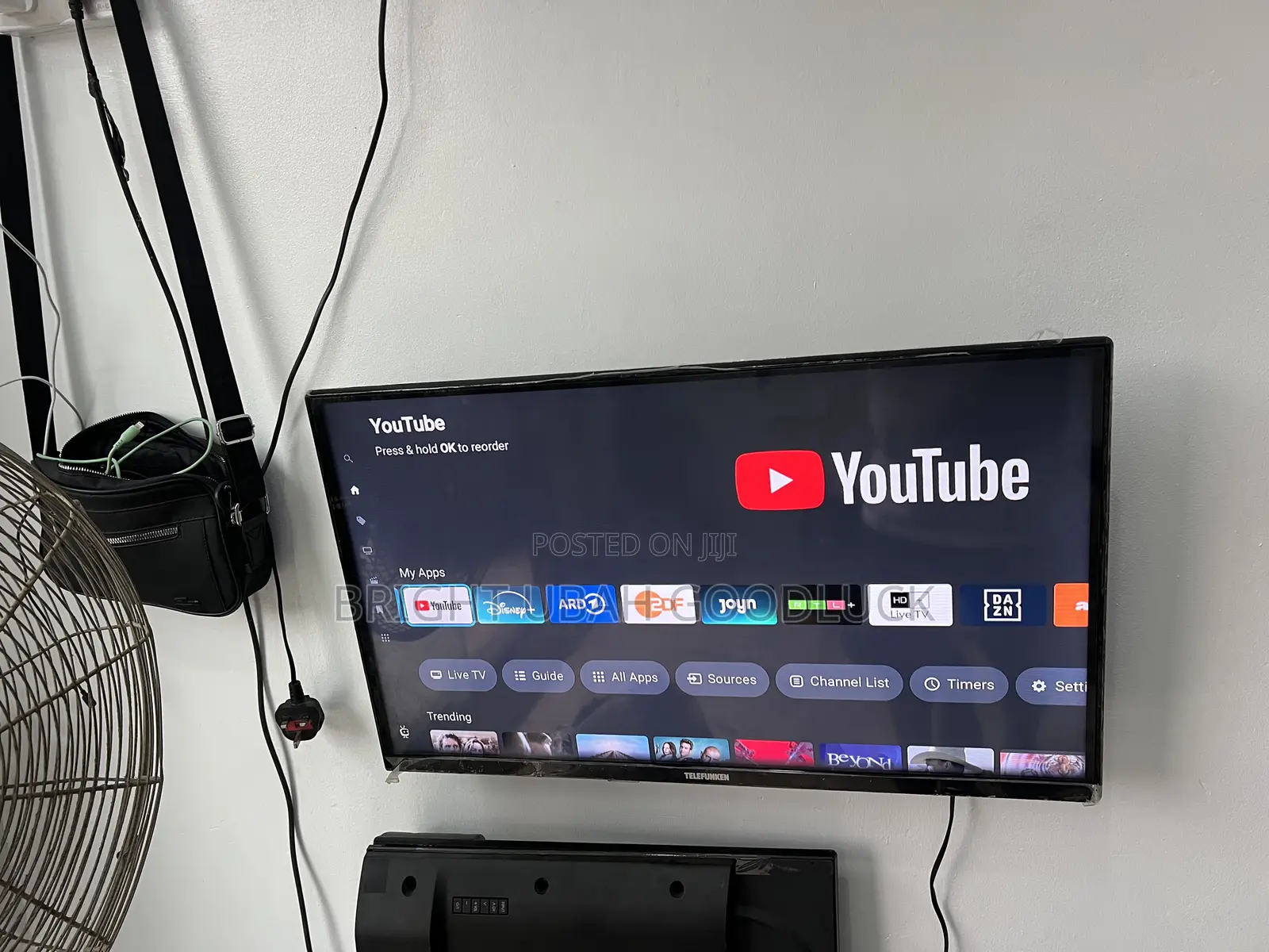 Telefunken 32 Inches Full Smart Tv Frameless T Mirror Cast