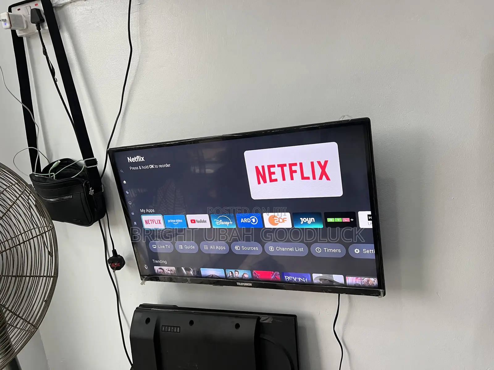 Telefunken 32 Inches Full Smart Tv Frameless T Mirror Cast