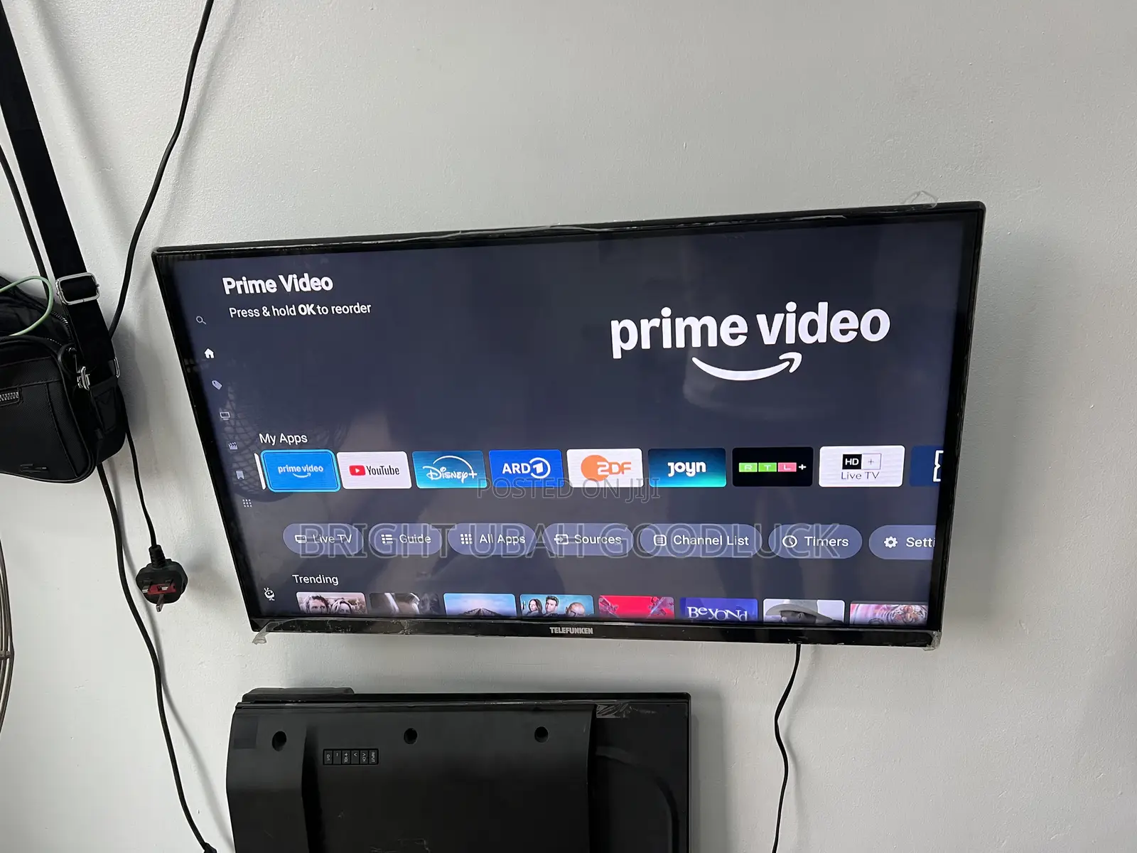 Telefunken 32 Inches Full Smart Tv Frameless T Mirror Cast