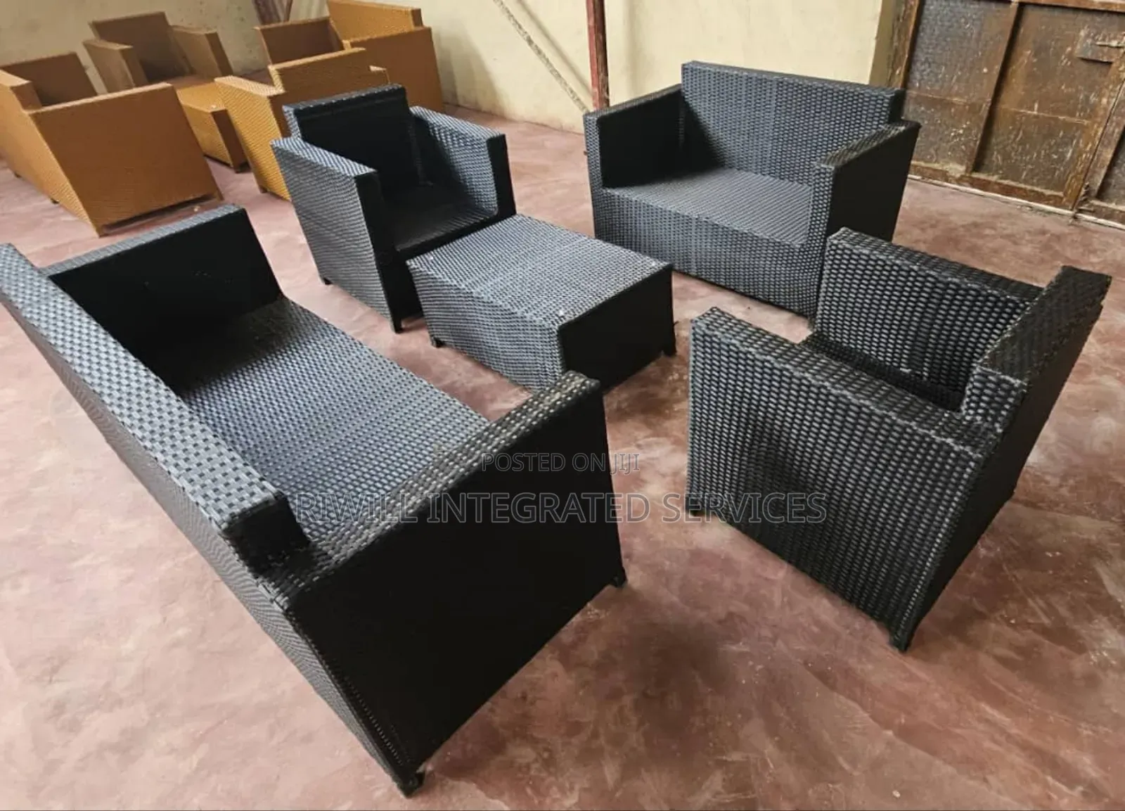 High Back Rattan Chairs