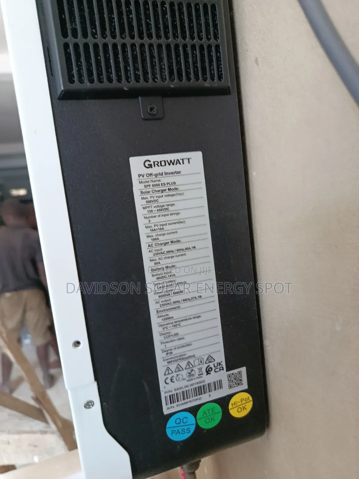 6kva 48v Growatt Solar Inverter Hybrid