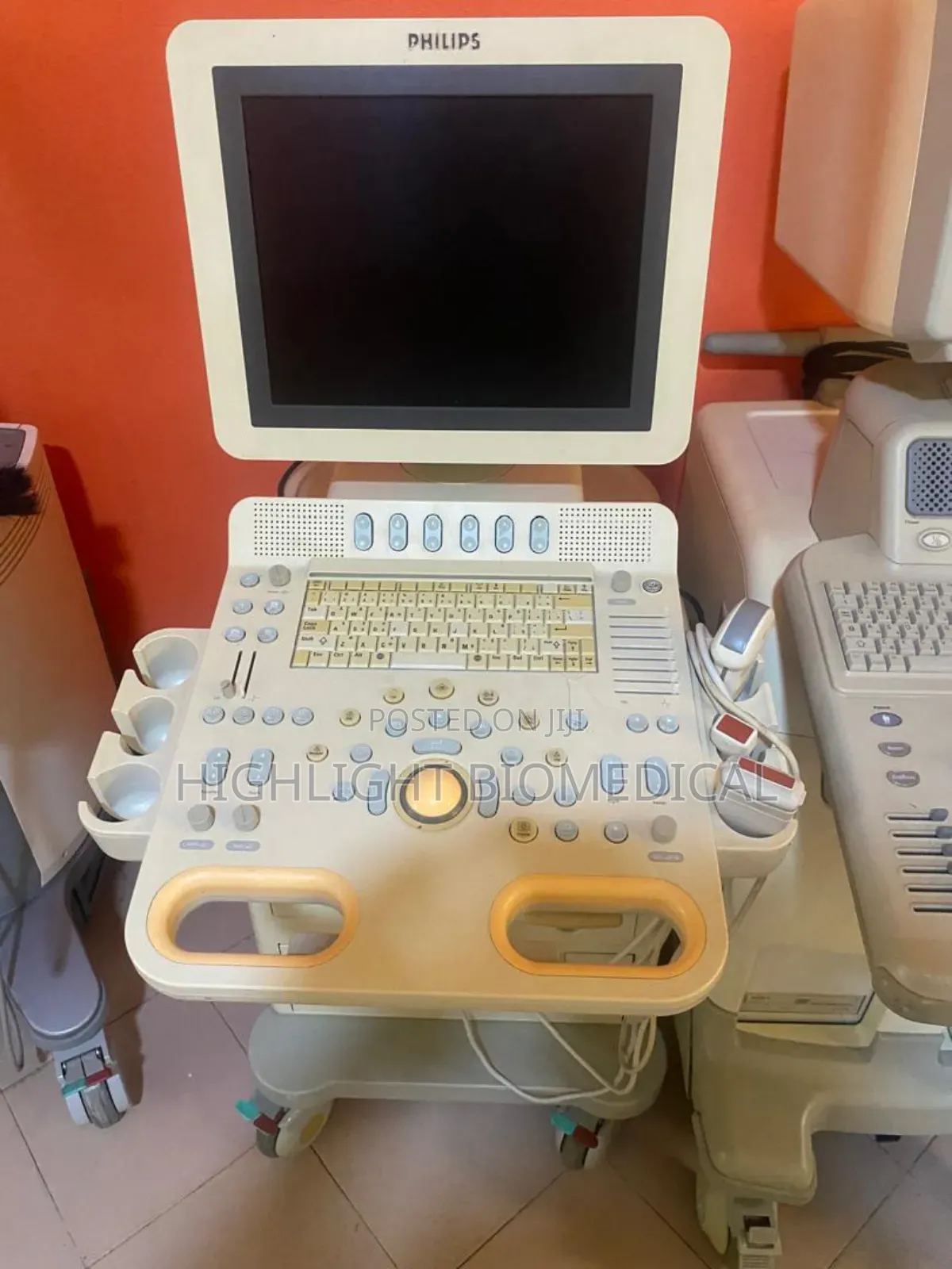Phillips Hd7 Ultrasound Machine With Three Probes