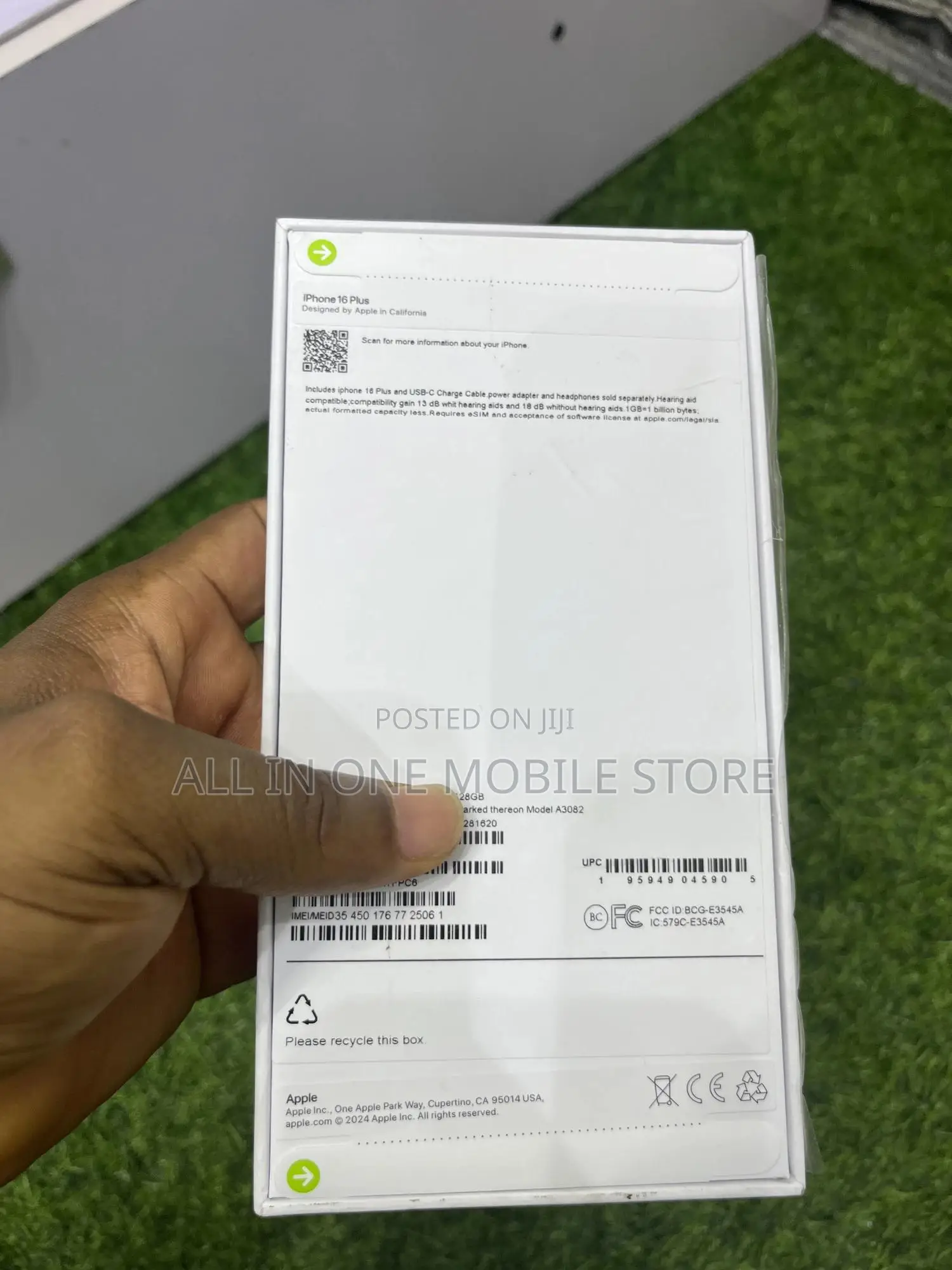 New Apple iPhone 16 Plus 128 GB Pink